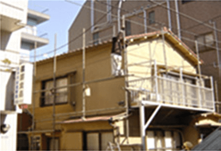 1. 施工前(足場設置)